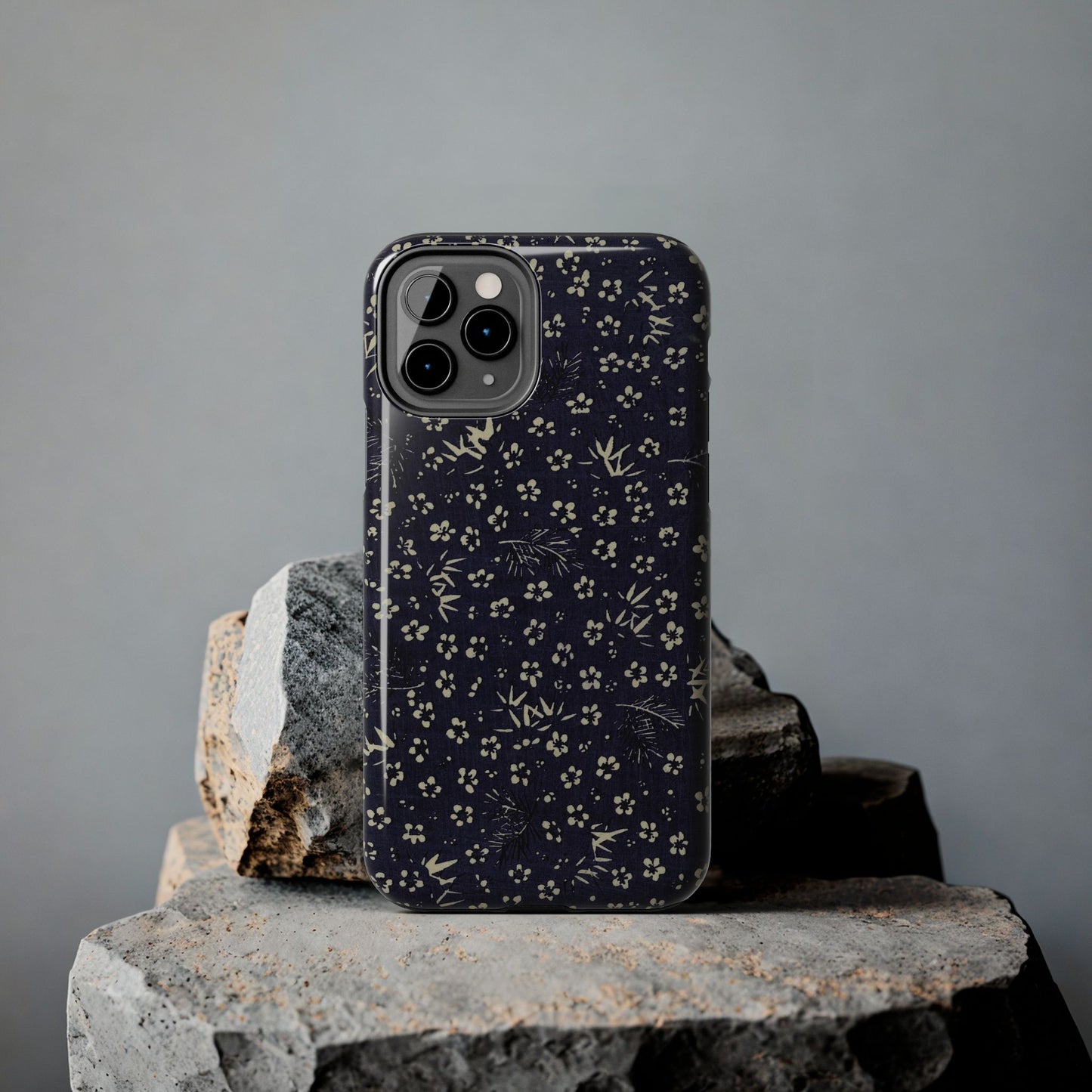 Taisho Era Shochikubai Phone Case | 1926 Pine, Bamboo & Plum | Japanese Chiyogami Art