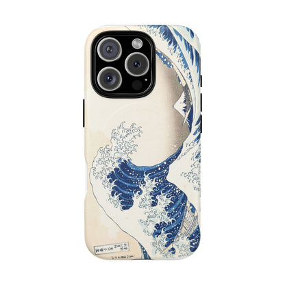 Great Wave off Kanagawa Tough Magnetic Phone Case - Hokusai Japanese Ukiyo-e Art