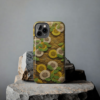 Japanese Dandelion Morning Glow Tough Phone Case | Kamisaka Sekka 1901 | Meiji Era Art