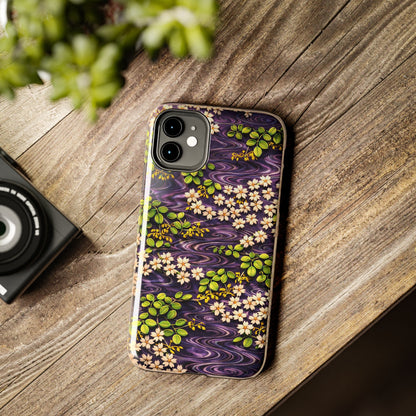 Sakura River Phone Case – Japanese Chiyogami Inspired Design