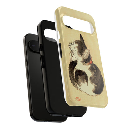 Sleeping Cat iPhone Case | Meiji Era Japanese Ink Painting | Ukiyo-e Art Phone Case | Vintage Japan Cat Gift