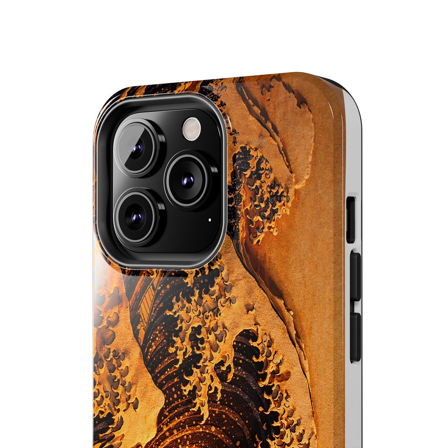 Golden Wave Tough Phone Case – Hokusai Sunset Japanese Art