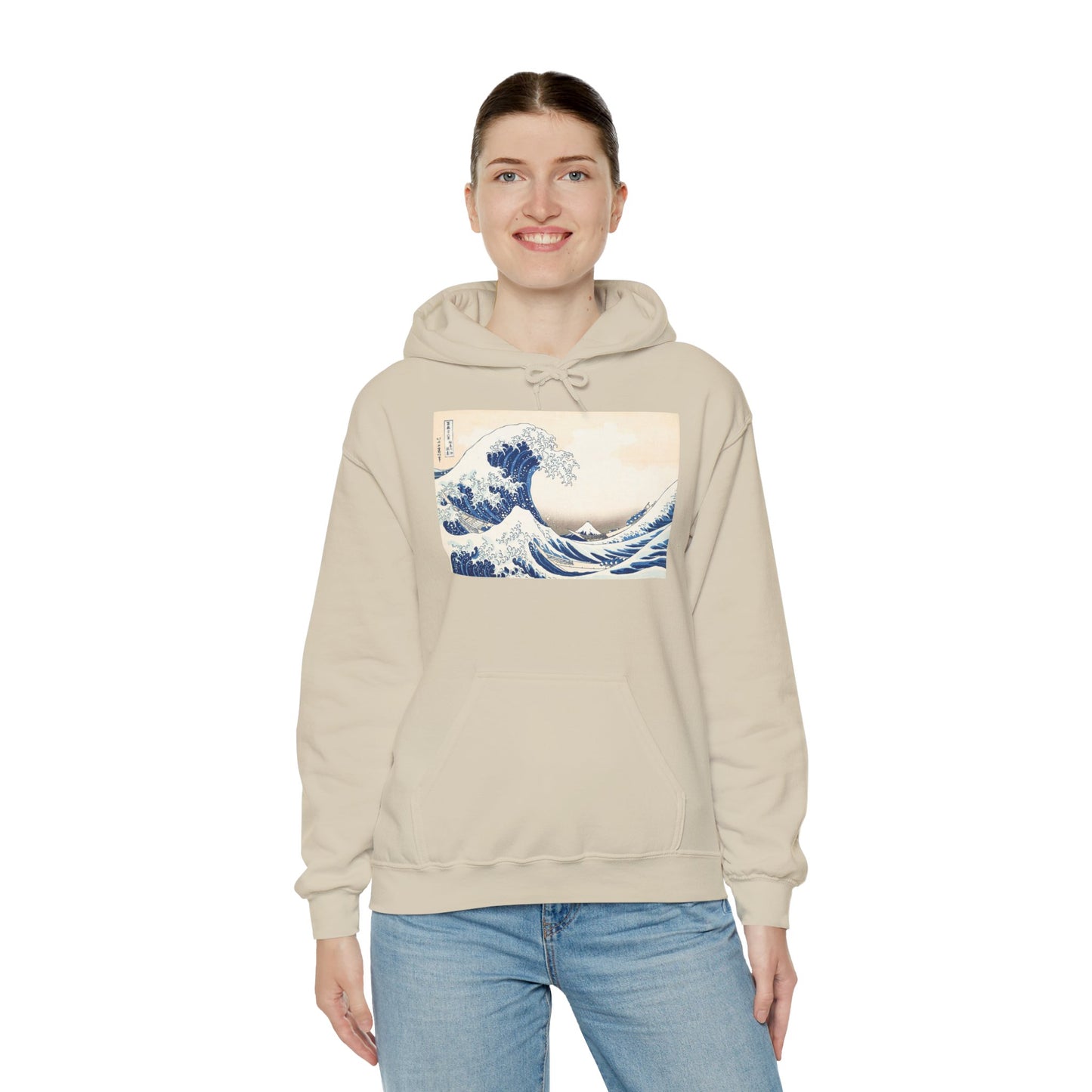 Great Wave off Kanagawa Hoodie - Hokusai Japanese Ukiyo-e Unisex Sweatshirt