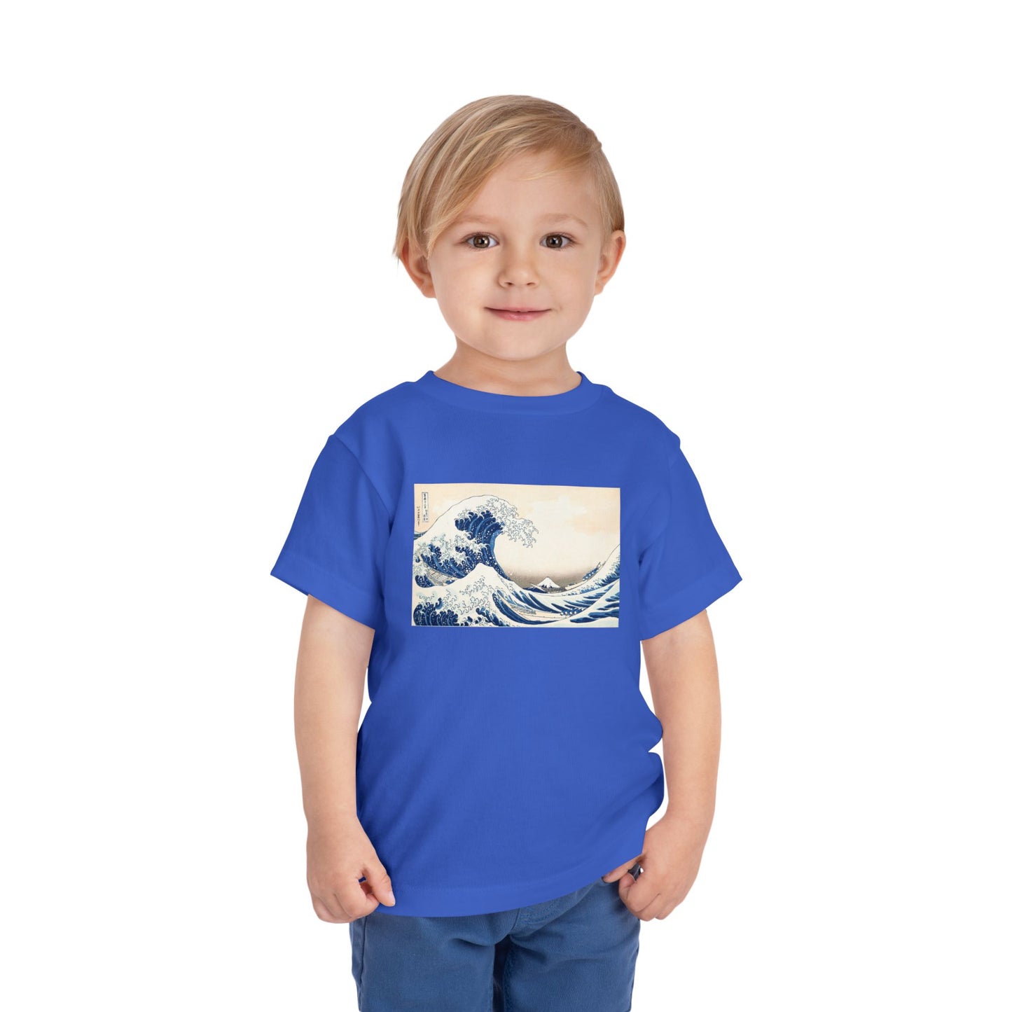 Great Wave off Kanagawa Toddler T-Shirt - Hokusai Japanese Art Kids Tee