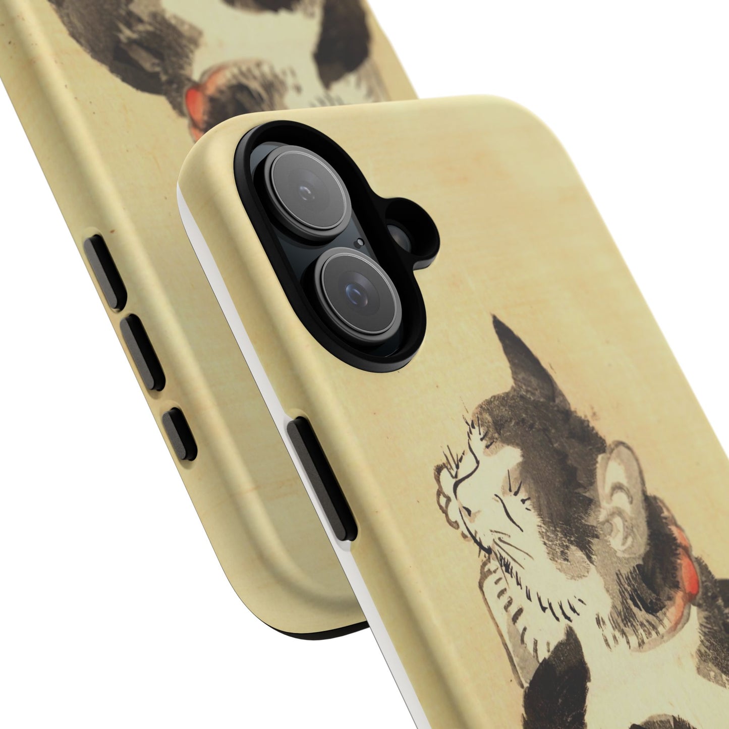 Sleeping Cat iPhone Case | Meiji Era Japanese Ink Painting | Ukiyo-e Art Phone Case | Vintage Japan Cat Gift