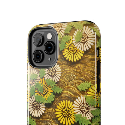 Japanese Dandelion Morning Glow Tough Phone Case | Kamisaka Sekka 1901 | Meiji Era Art