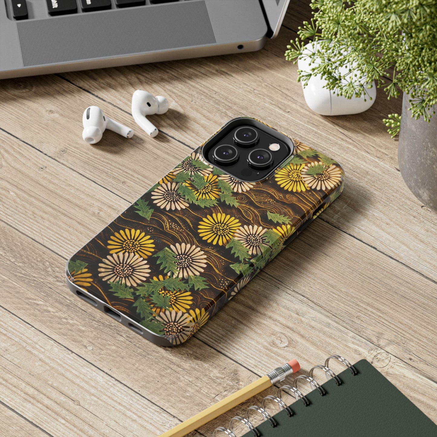 Japanese Dandelion Tough Phone Case | Kamisaka Sekka Zuanbyakushu 1901 | Meiji Era Art