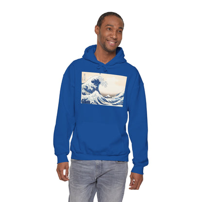 Great Wave off Kanagawa Hoodie - Hokusai Japanese Ukiyo-e Unisex Sweatshirt