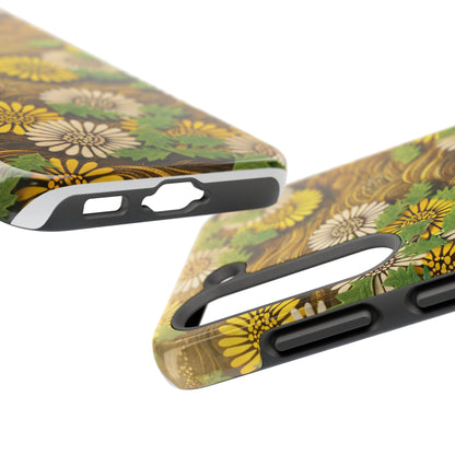 Japanese Dandelion Morning Glow Tough Phone Case | Kamisaka Sekka 1901 | Meiji Era Art