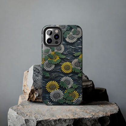 Japanese Dandelion Moonlight Tough Phone Case | Kamisaka Sekka 1901 | Meiji Era Art