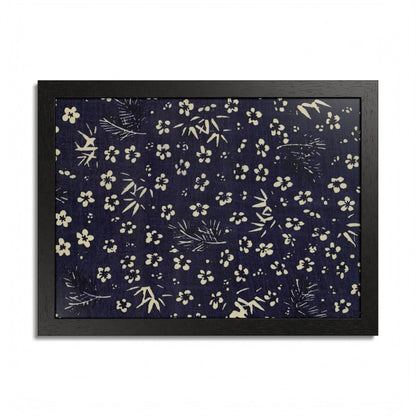 Vintage Japanese Shochikubai (Pine, Bamboo, Plum) Indigo Art Case