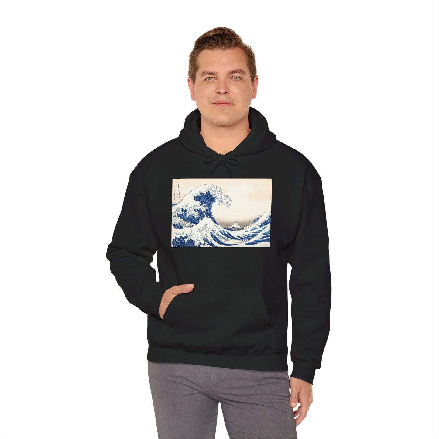 Great Wave off Kanagawa Hoodie - Hokusai Japanese Ukiyo-e Unisex Sweatshirt