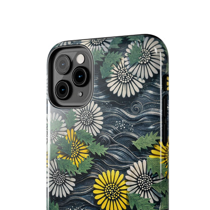 Japanese Dandelion Moonlight Tough Phone Case | Kamisaka Sekka 1901 | Meiji Era Art