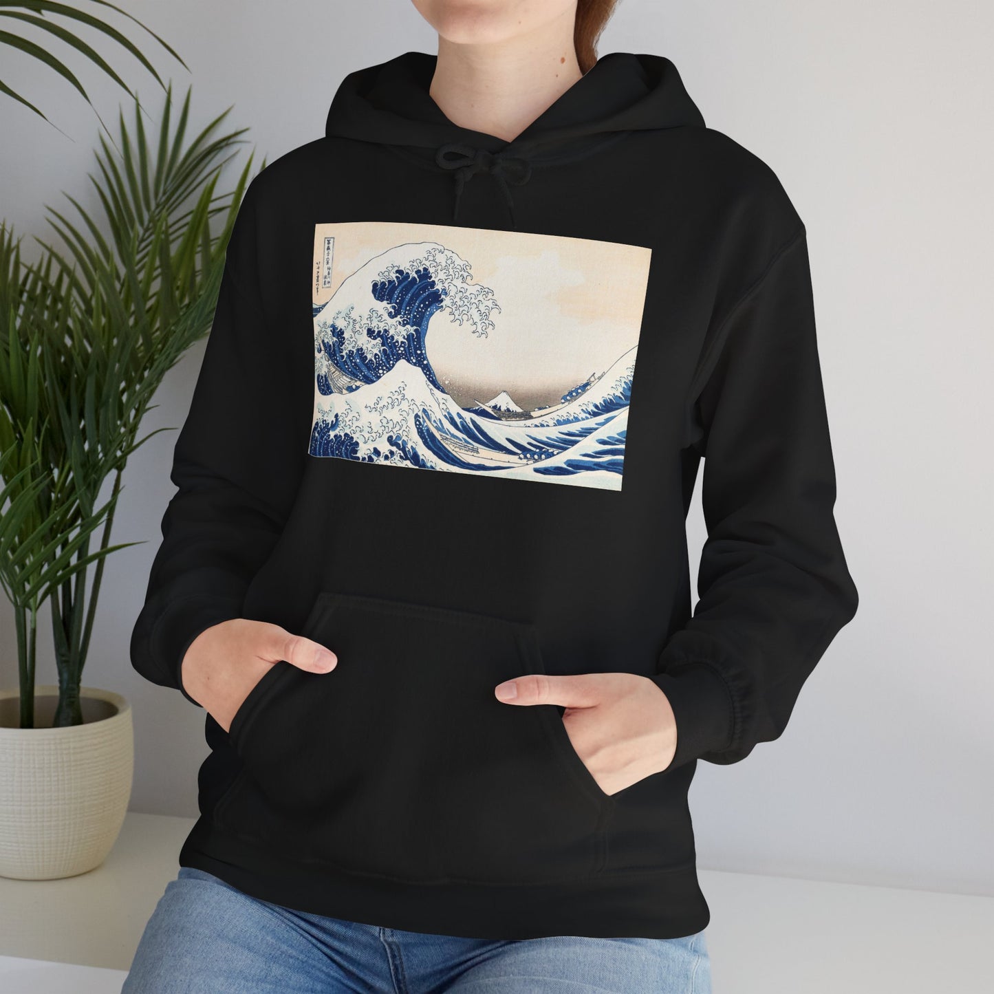 Great Wave off Kanagawa Hoodie - Hokusai Japanese Ukiyo-e Unisex Sweatshirt