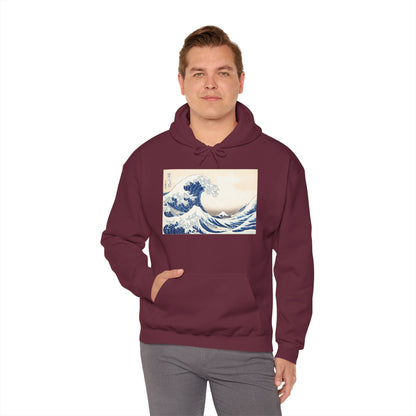 Great Wave off Kanagawa Hoodie - Hokusai Japanese Ukiyo-e Unisex Sweatshirt