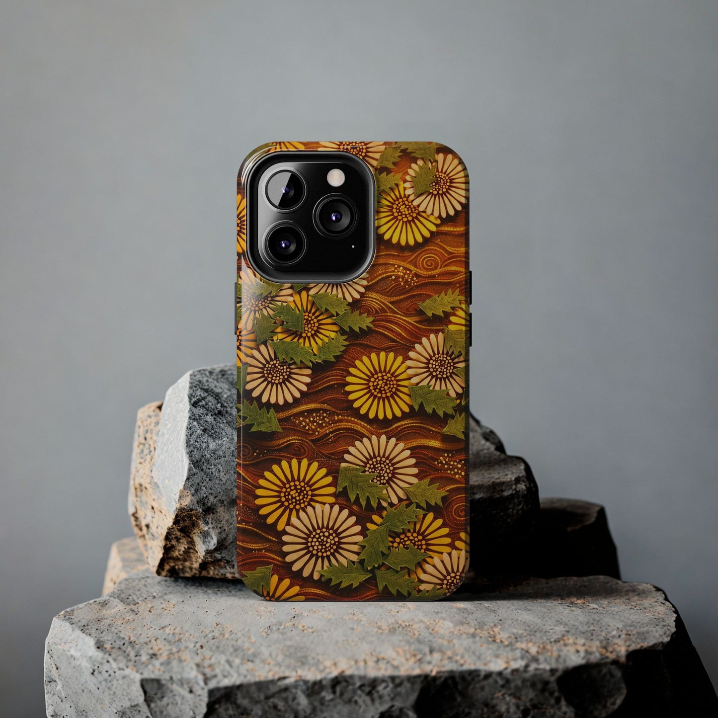 Japanese Dandelion Sunset Glow Tough Phone Case | Kamisaka Sekka 1901 | Meiji Era Art