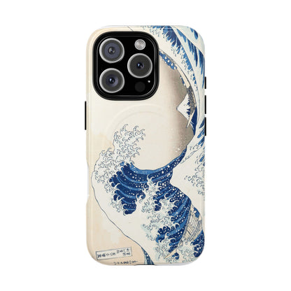 Great Wave off Kanagawa Tough Magnetic Phone Case - Hokusai Japanese Ukiyo-e Art