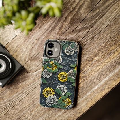 Japanese Dandelion Moonlight Tough Phone Case | Kamisaka Sekka 1901 | Meiji Era Art