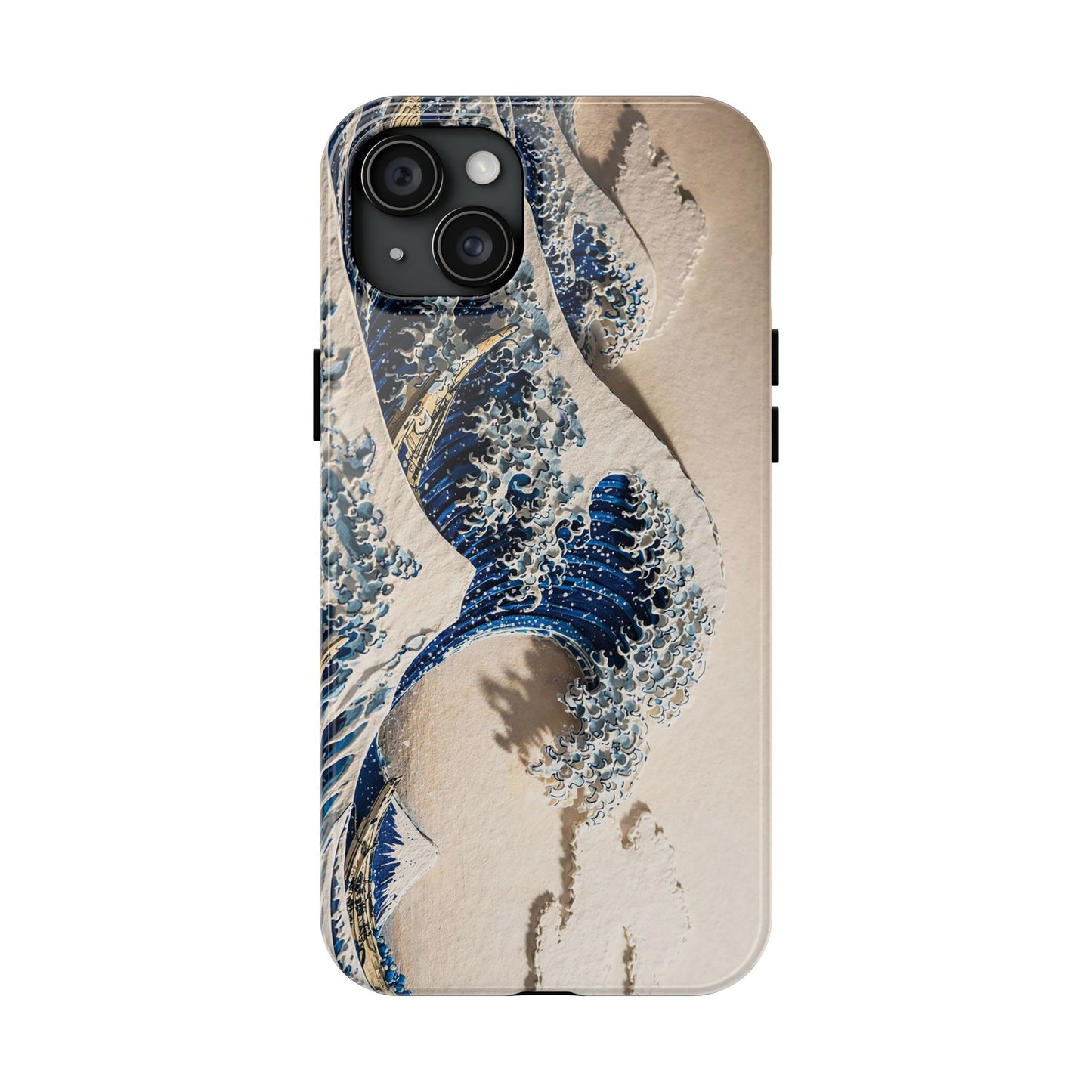 Great Wave 3D Embossed Tough Phone Case – Hokusai Japanese Art