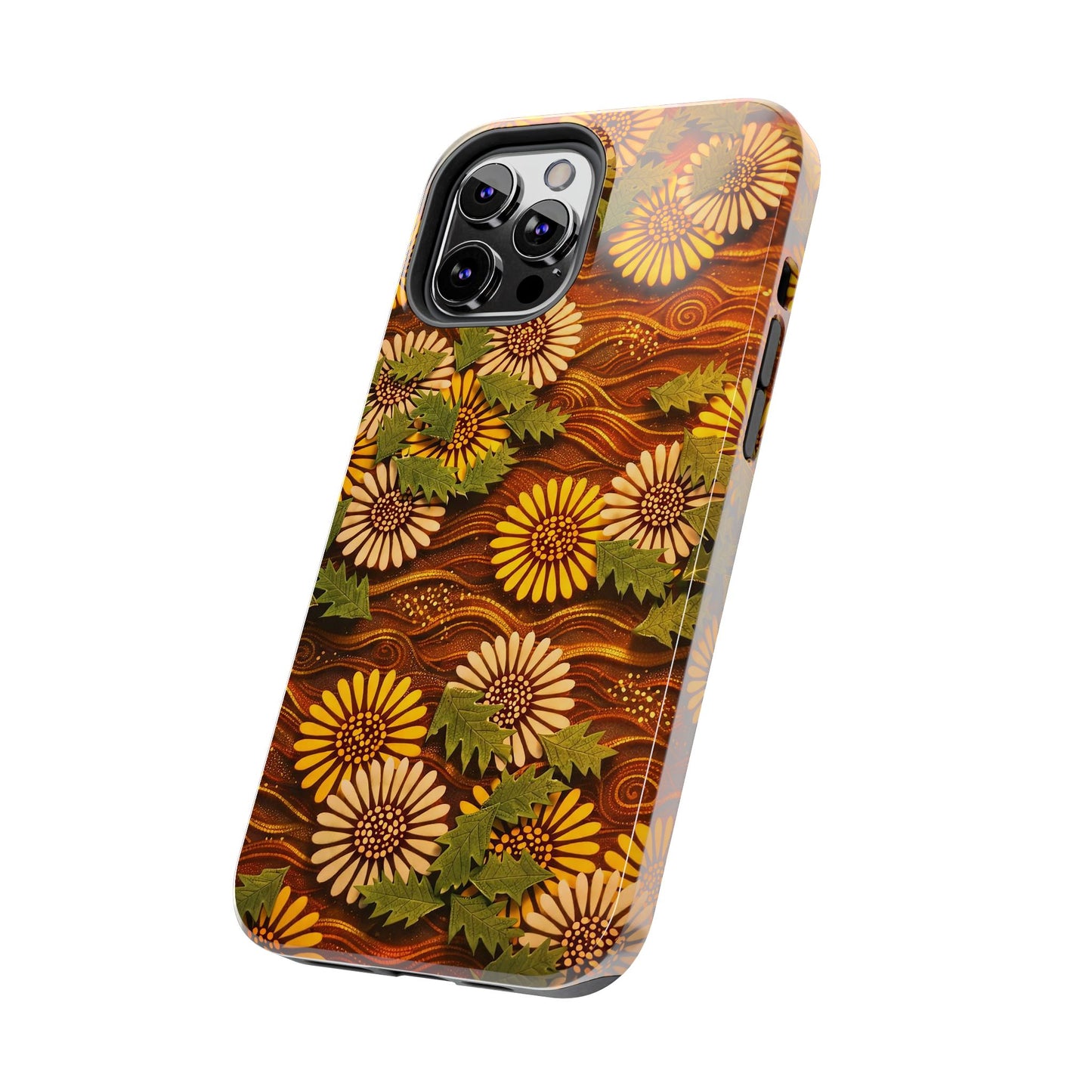 Japanese Dandelion Sunset Glow Tough Phone Case | Kamisaka Sekka 1901 | Meiji Era Art