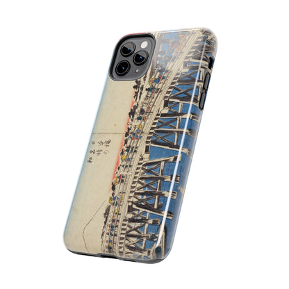 浮世絵ブリッジ・ミニマルスマホケース Ukiyo-e Bridge Minimalist Phone Case