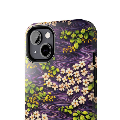 Sakura River Phone Case – Japanese Chiyogami Inspired Design