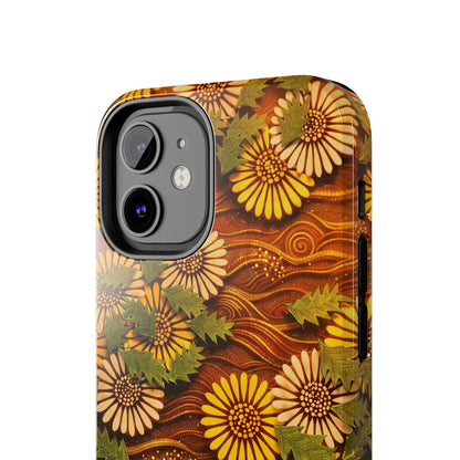 Japanese Dandelion Sunset Glow Tough Phone Case | Kamisaka Sekka 1901 | Meiji Era Art