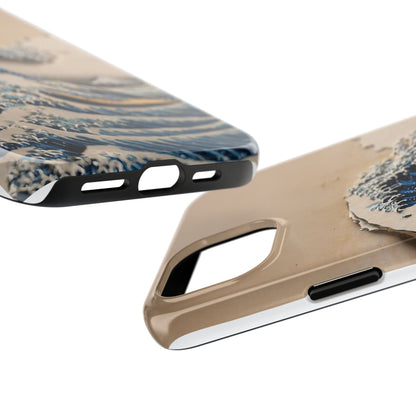 Japanese Great Wave Phone Case | Hokusai Katsushika 3D Art | Edo Era Masterpiece | Fuji Mountain