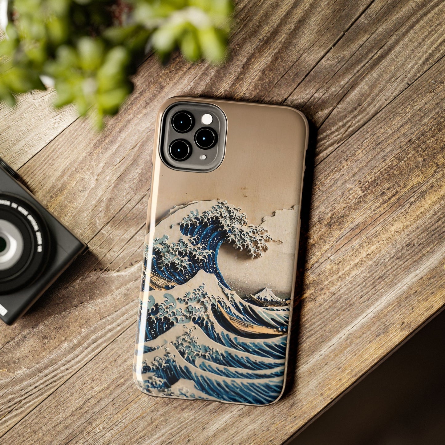 Japanese Great Wave Phone Case | Hokusai Katsushika 3D Art | Edo Era Masterpiece | Fuji Mountain