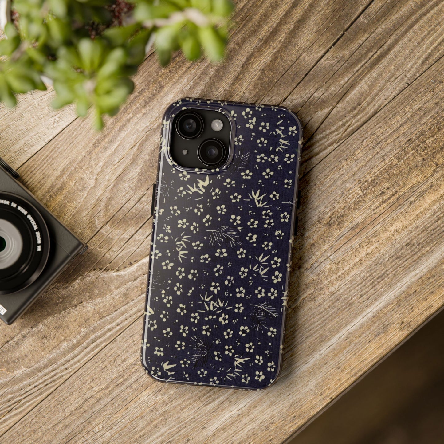 Taisho Era Shochikubai Phone Case | 1926 Pine, Bamboo & Plum | Japanese Chiyogami Art