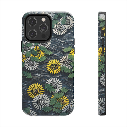 Japanese Dandelion Moonlight Tough Phone Case | Kamisaka Sekka 1901 | Meiji Era Art