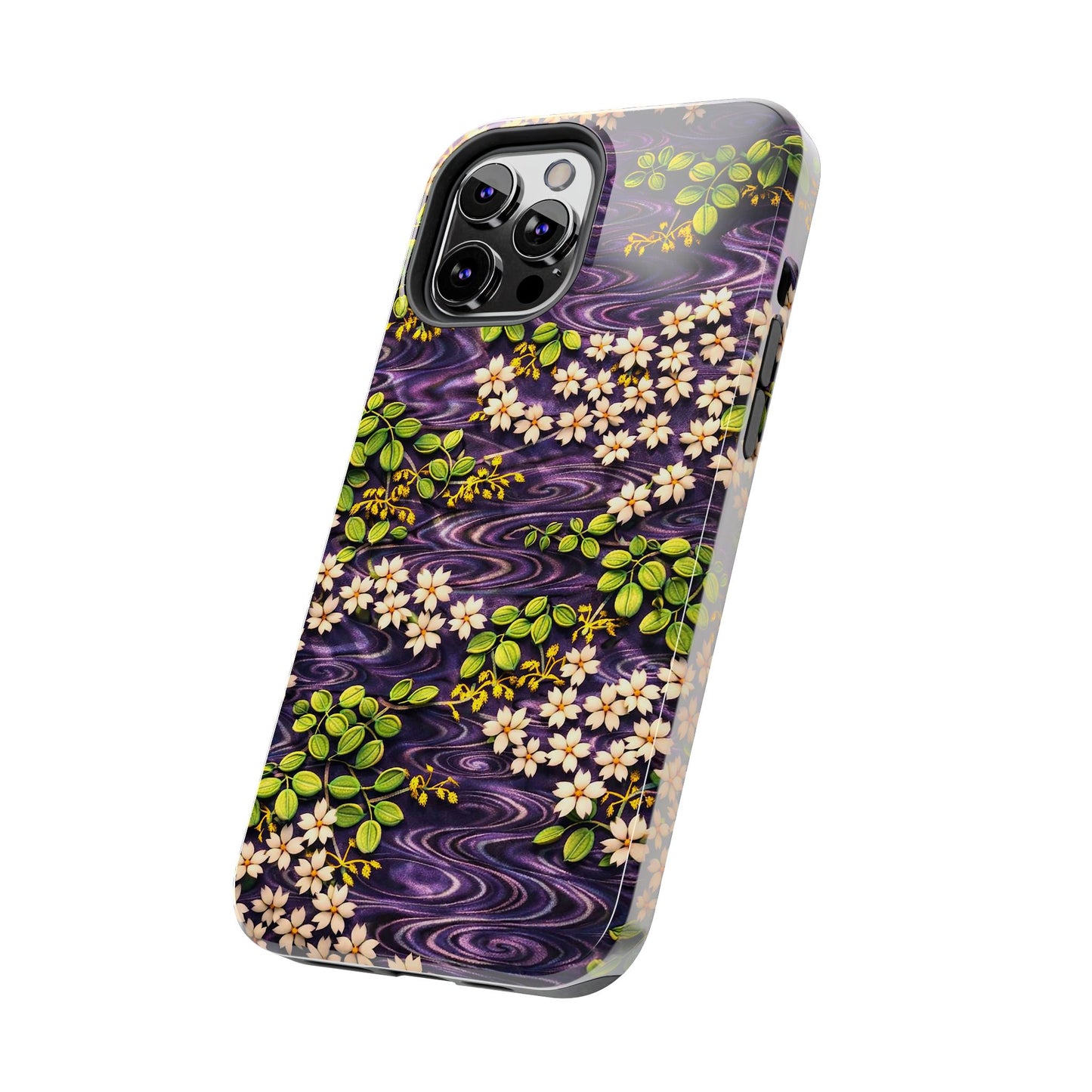 Sakura River Phone Case – Japanese Chiyogami Inspired Design