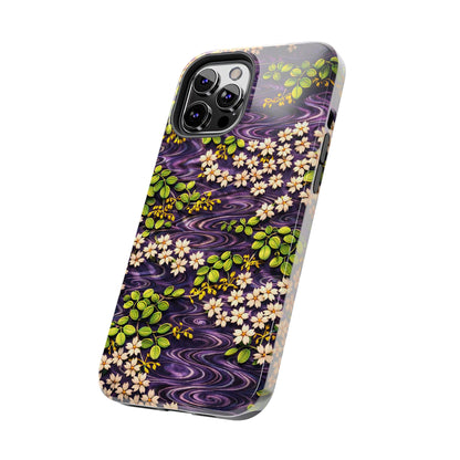 Sakura River Phone Case – Japanese Chiyogami Inspired Design