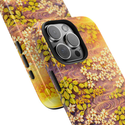 Sakura River Morning Light Phone Case – Japanese Chiyogami Inspired