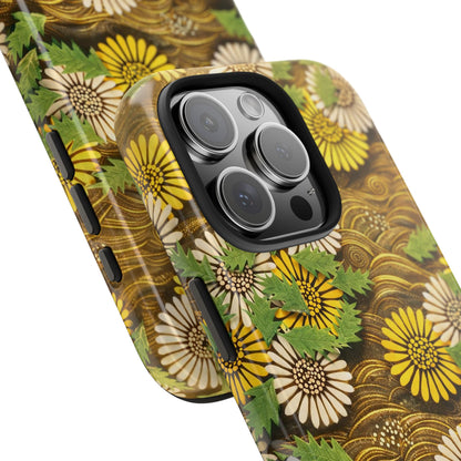 Japanese Dandelion Morning Glow Tough Phone Case | Kamisaka Sekka 1901 | Meiji Era Art