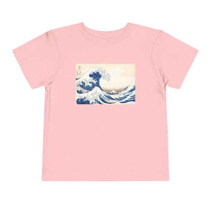 Great Wave off Kanagawa Toddler T-Shirt - Hokusai Japanese Art Kids Tee