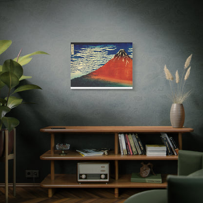 Red Fuji Canvas Print - Hokusai Fine Wind Clear Morning Japanese Ukiyo-e Wall Art