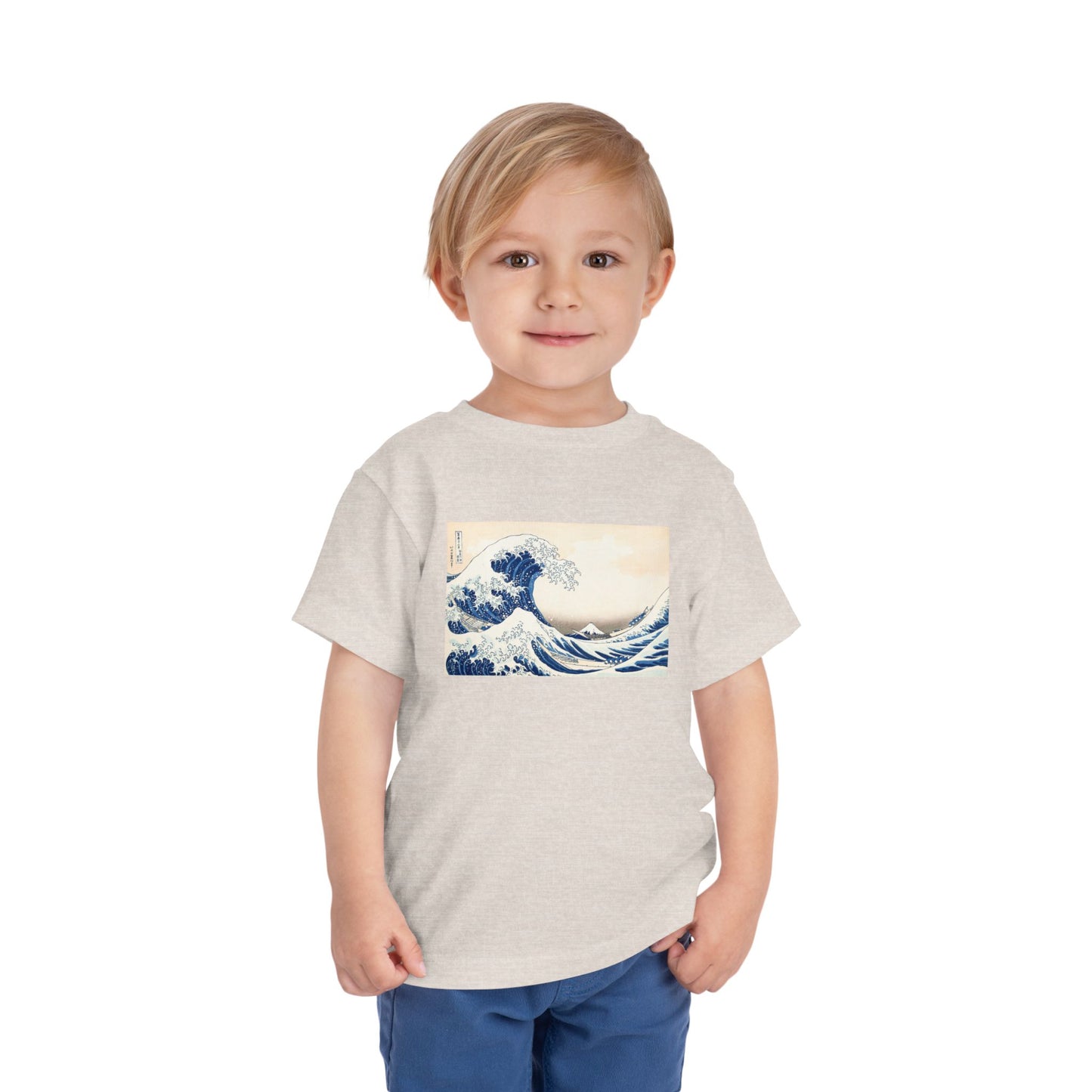 Great Wave off Kanagawa Toddler T-Shirt - Hokusai Japanese Art Kids Tee