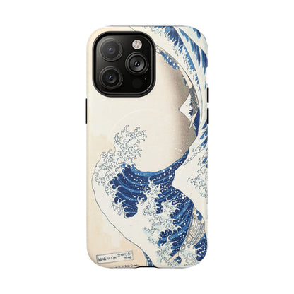 Great Wave off Kanagawa Tough Magnetic Phone Case - Hokusai Japanese Ukiyo-e Art