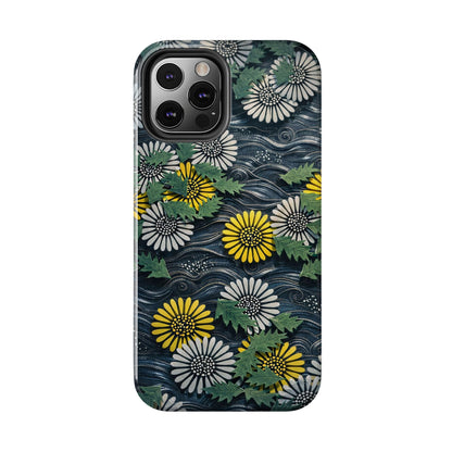 Japanese Dandelion Moonlight Tough Phone Case | Kamisaka Sekka 1901 | Meiji Era Art