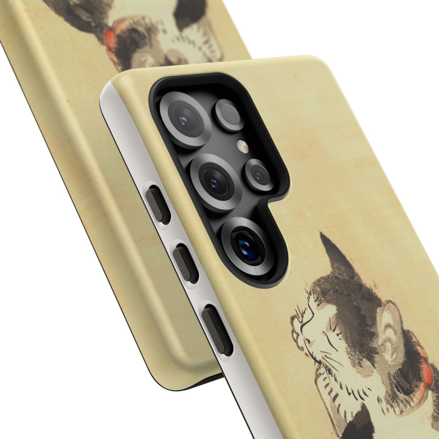 Sleeping Cat iPhone Case | Meiji Era Japanese Ink Painting | Ukiyo-e Art Phone Case | Vintage Japan Cat Gift