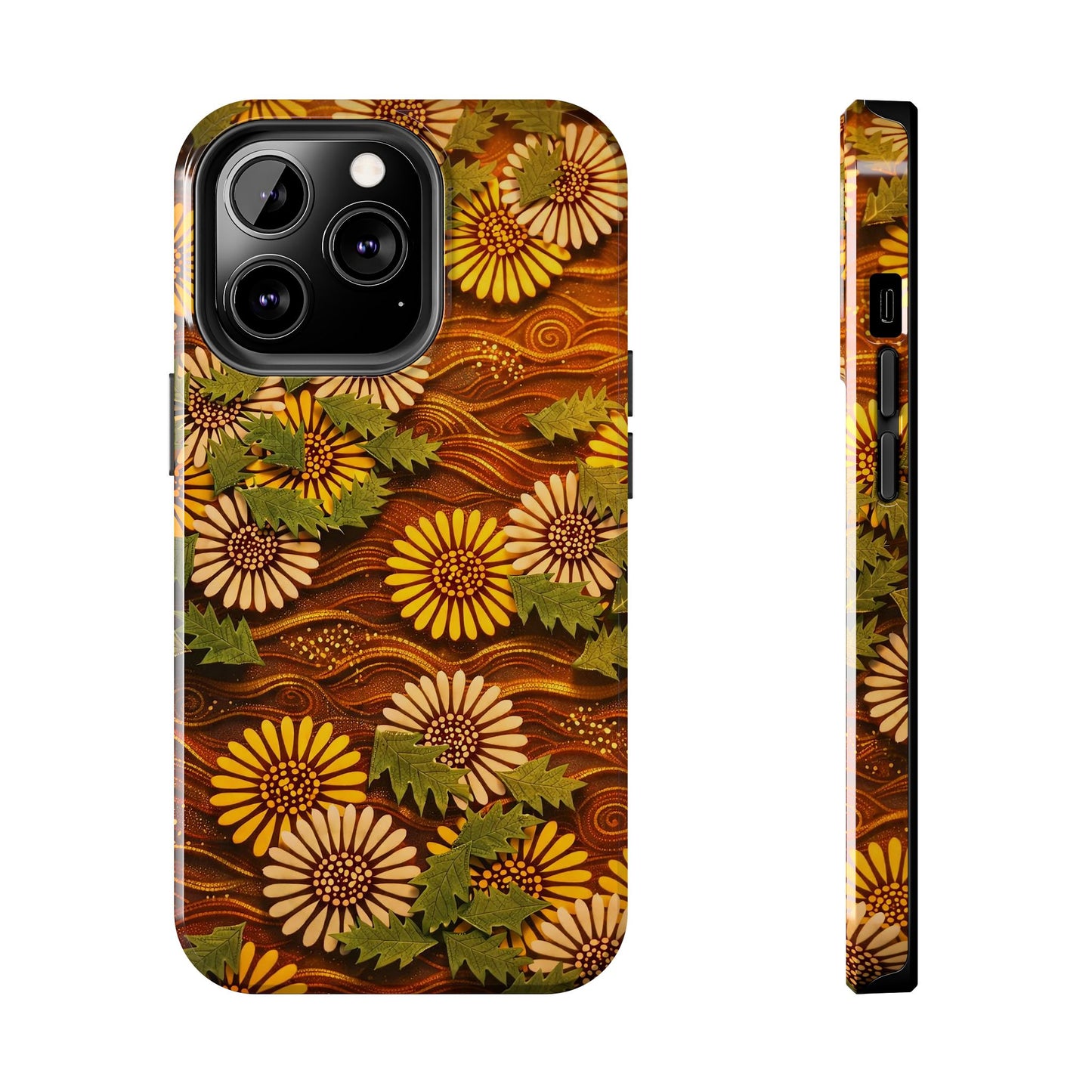 Japanese Dandelion Sunset Glow Tough Phone Case | Kamisaka Sekka 1901 | Meiji Era Art