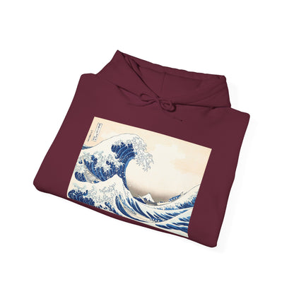 Great Wave off Kanagawa Hoodie - Hokusai Japanese Ukiyo-e Unisex Sweatshirt