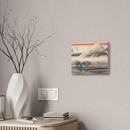 Hara: Morning Fuji - Tokaido 53 Stations Canvas Art | Hiroshige Japanese Woodblock Print