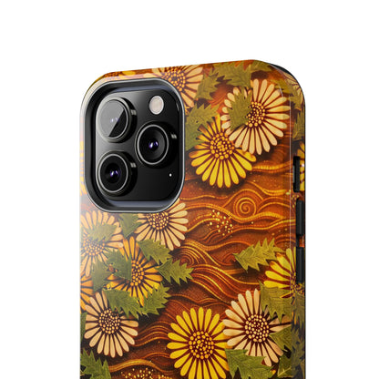 Japanese Dandelion Sunset Glow Tough Phone Case | Kamisaka Sekka 1901 | Meiji Era Art