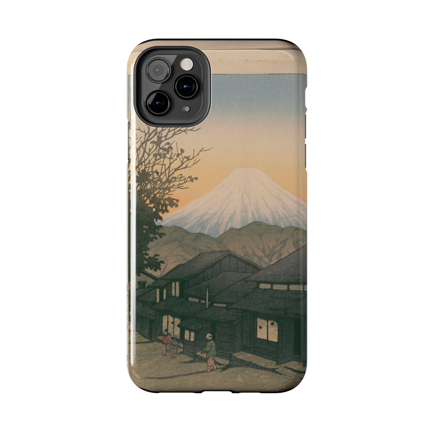 Kawase Hasui "Yuicho Village & Mount Fuji" Phone Case | 1935 Japanese Woodblock Art | Shin-Hanga