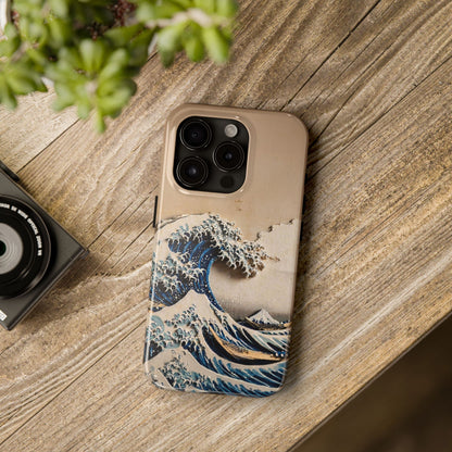 Japanese Great Wave Phone Case | Hokusai Katsushika 3D Art | Edo Era Masterpiece | Fuji Mountain
