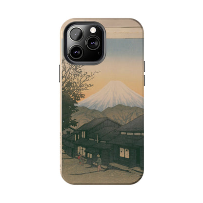 Kawase Hasui "Yuicho Village & Mount Fuji" Phone Case | 1935 Japanese Woodblock Art | Shin-Hanga