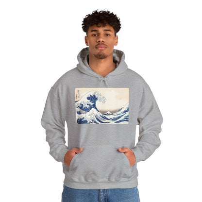 Great Wave off Kanagawa Hoodie - Hokusai Japanese Ukiyo-e Unisex Sweatshirt