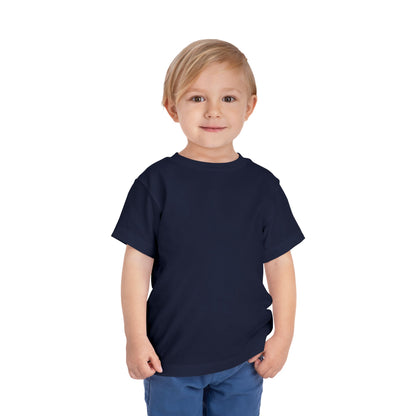 Great Wave off Kanagawa Toddler T-Shirt - Hokusai Japanese Art Back Print Kids Tee